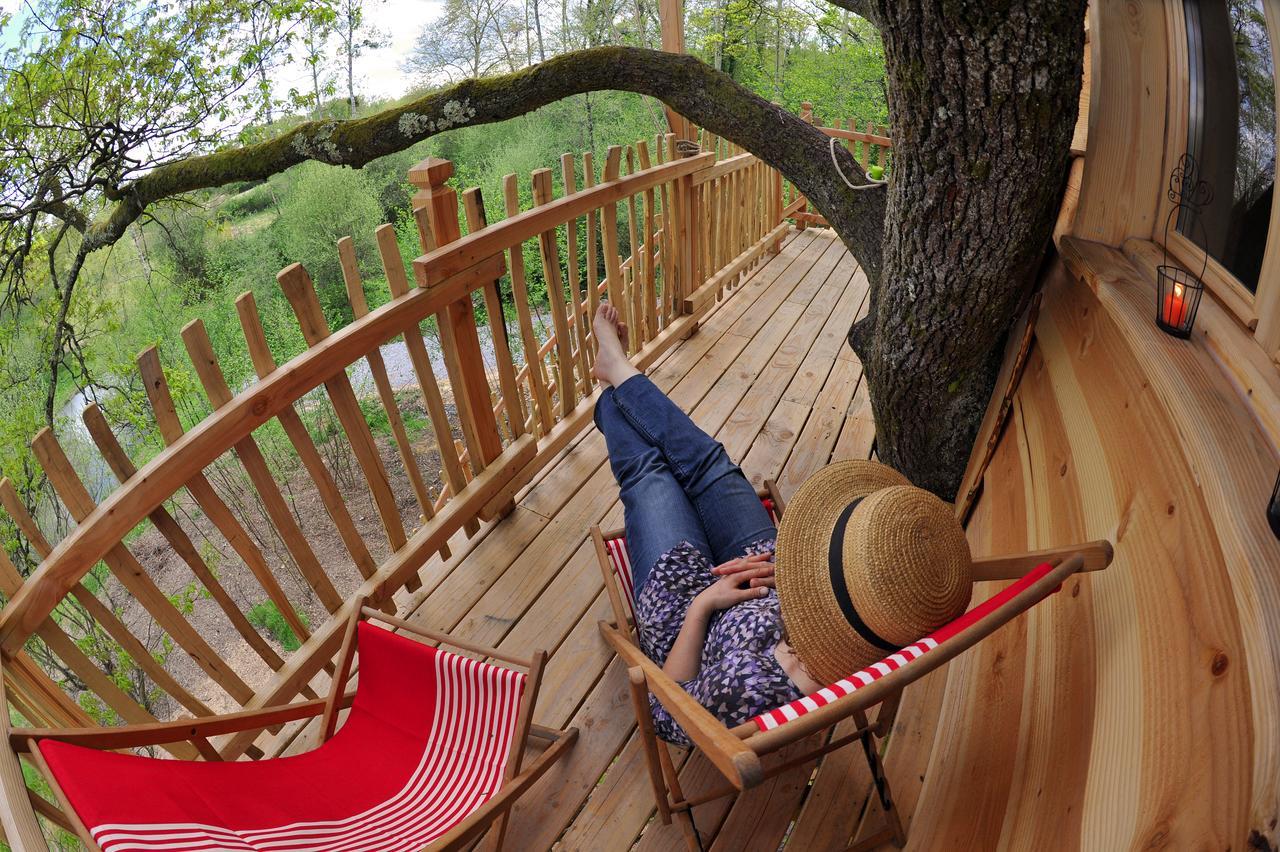 La Cabane du Vieux Chêne Susmiou Extérieur photo