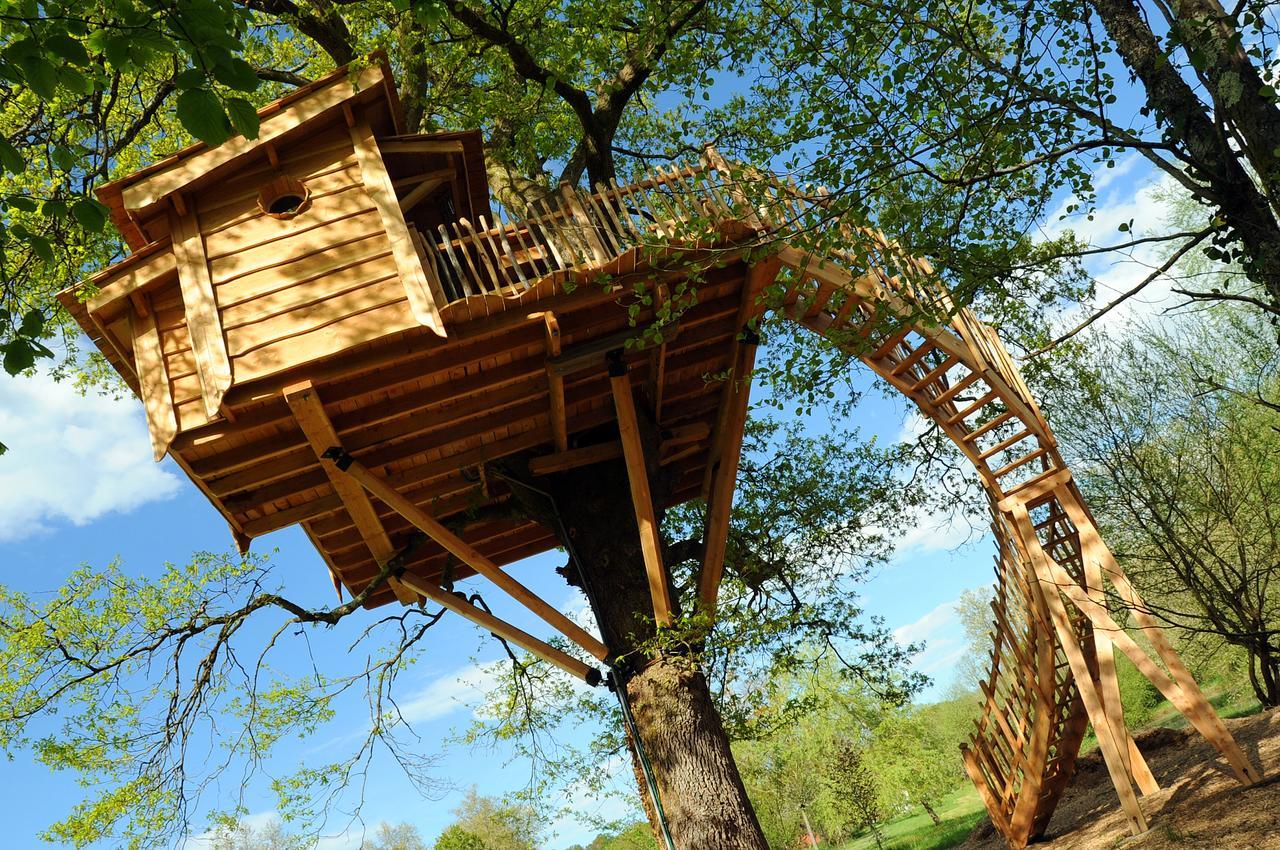 La Cabane du Vieux Chêne Susmiou Extérieur photo